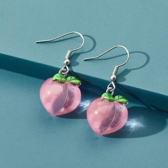 Peach earrings - Picture 2 of 3